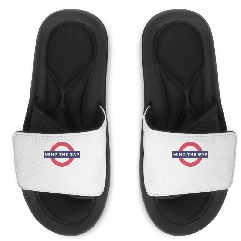 Mind The Gap Sweatshirt Slide Sandal | Artistshot