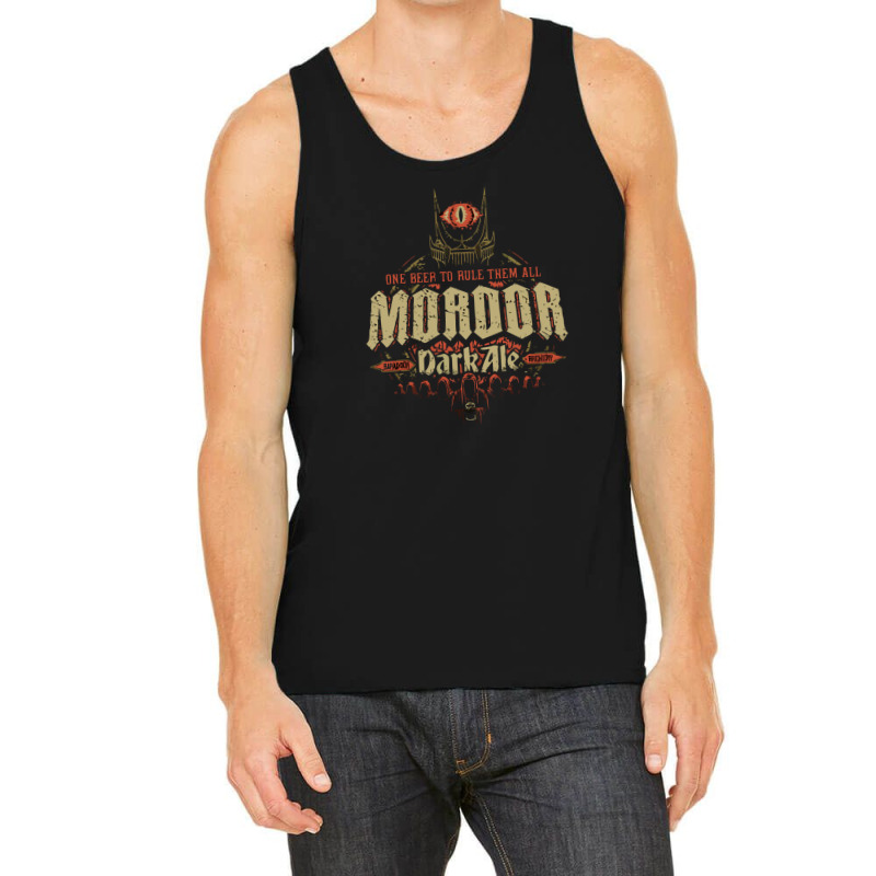 Custom Mordor Dark Ale Tank Top By Cm-arts - Artistshot