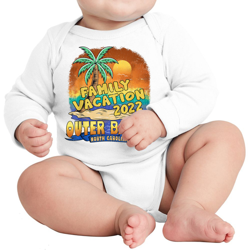 Outer Banks North Carolina  Family Vacation 2022 Souvenir T Shirt Long Sleeve Baby Bodysuit by nayarilorenzi | Artistshot