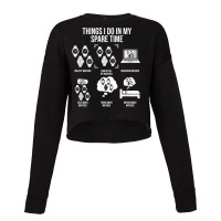 Things I Do In My Spare Time, Horologist Watch Collector T Shirt Cropped Sweater | Artistshot