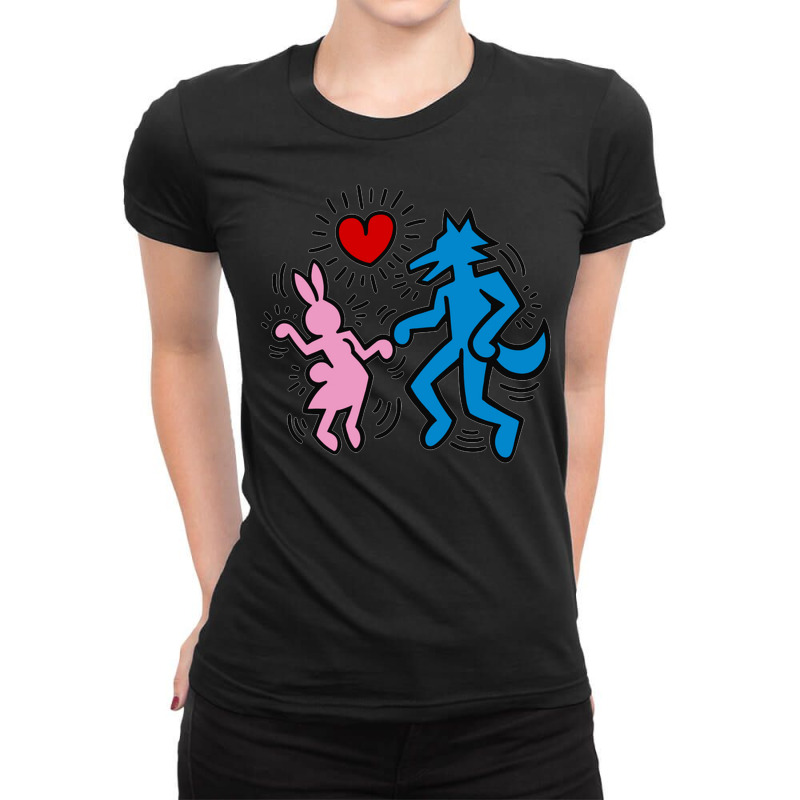 Beastars Haring Dance Ladies Fitted T-Shirt by noorowan | Artistshot