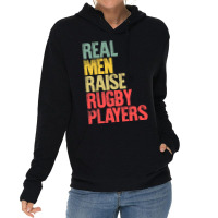 Proud Dad Shirt Real Men Raise Rugby Players Gift T Shirt Lightweight Hoodie | Artistshot