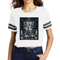 Hecate Tarot Card Triple Moon Goddess Witch Wiccan Pagan Scorecard Crop Tee | Artistshot