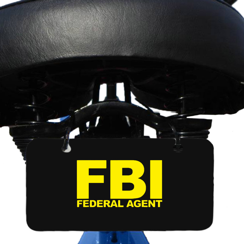 Fbi Federal Agent Bicycle License Plate | Artistshot