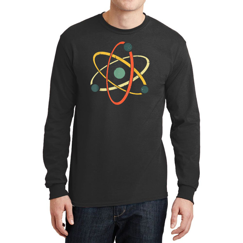 Cool Atom Art Men Women Biology Physics Chemistry Teacher Long Sleeve Shirts | Artistshot