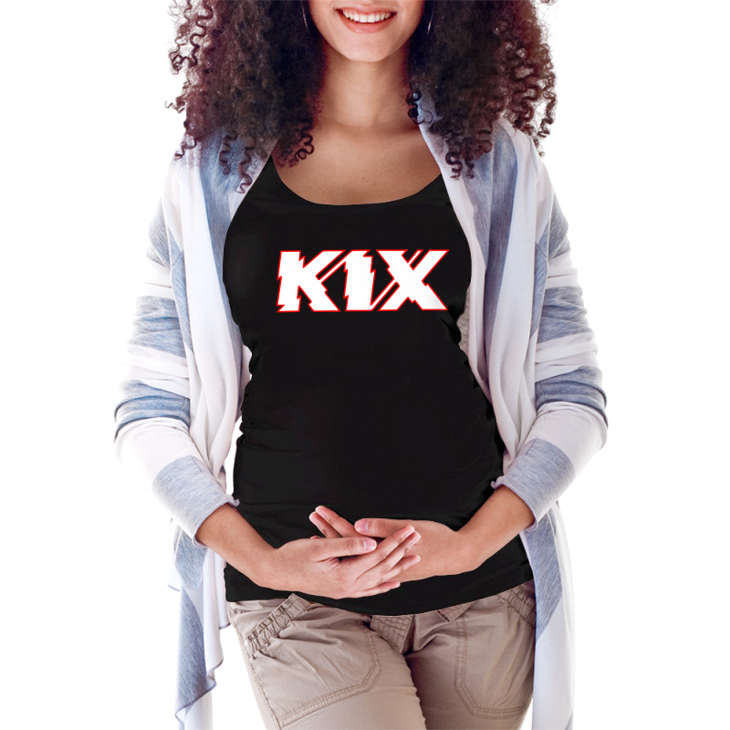 Kix Blow My Fuse Logo Maternity Scoop Neck T-shirt | Artistshot