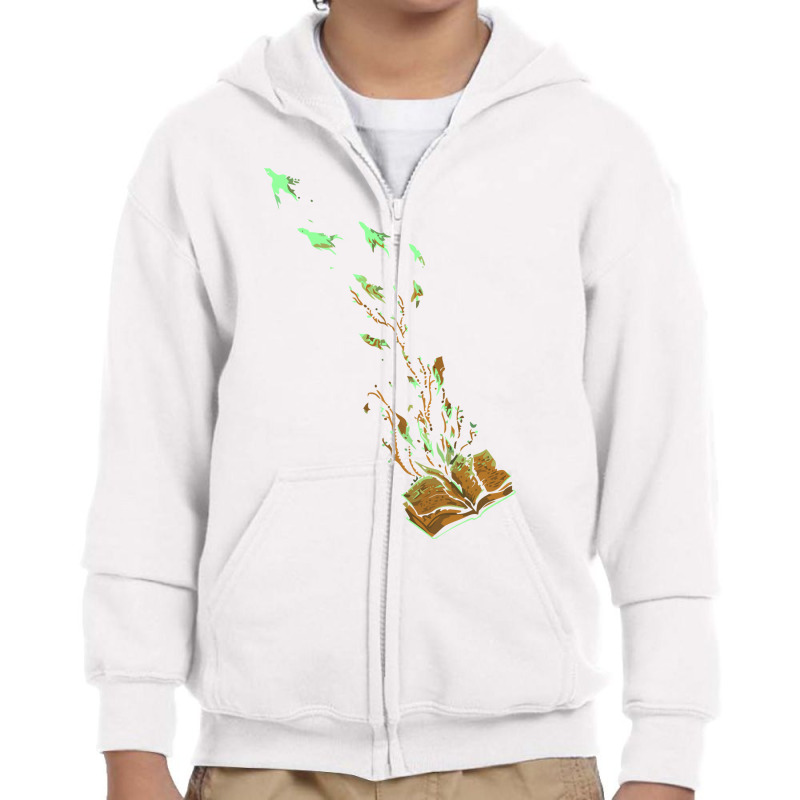 Imagination Takes Flight Youth Zipper Hoodie by abshato | Artistshot