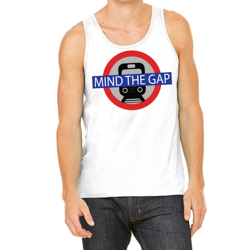 Mind The Gap London Train Long Sleeve Roundel Hoodie Tank Top | Artistshot