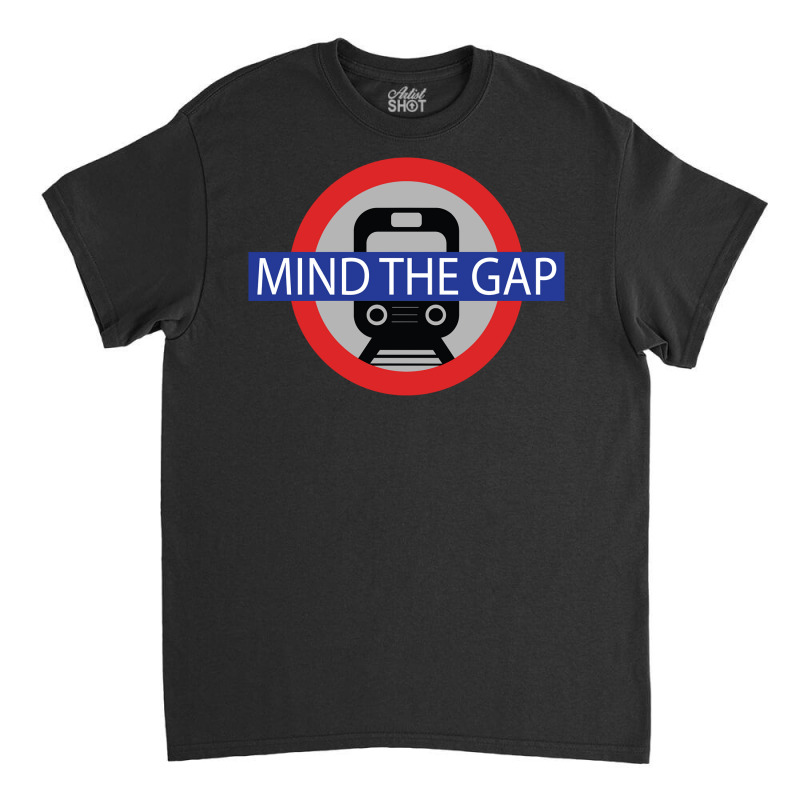 Mind The Gap London Train Long Sleeve Roundel Hoodie Classic T-shirt | Artistshot