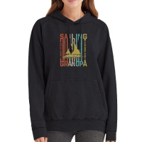 Retro Vintage Sailing Grandpa Funny Sailing Gift Vintage Hoodie | Artistshot