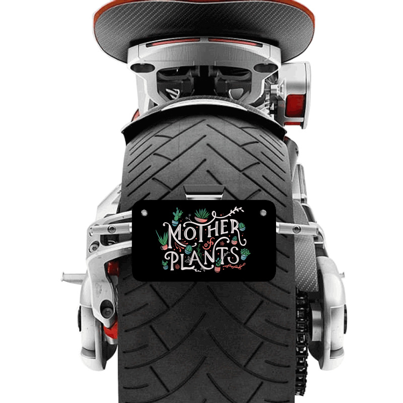 Mother Of Plants Motorcycle License Plate | Artistshot