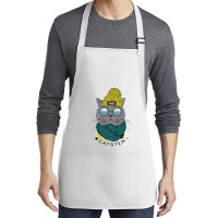 Hipster Catster Medium-length Apron | Artistshot