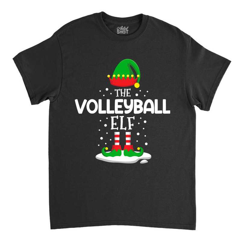 The Volleyball Elf Christmas Family Matching Costume Pjs T Shirt Classic T-shirt | Artistshot