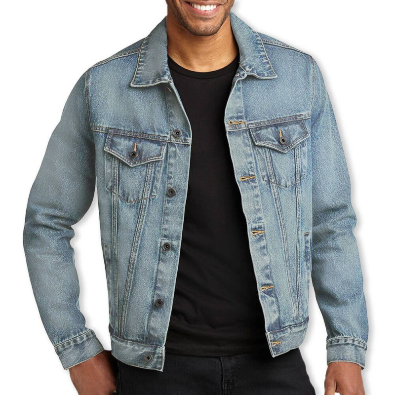 Brighten Your Day Men Denim Jacket by denisecrouch | Artistshot