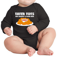 Hot Taters Potatoes Recipe Long Sleeve Baby Bodysuit | Artistshot