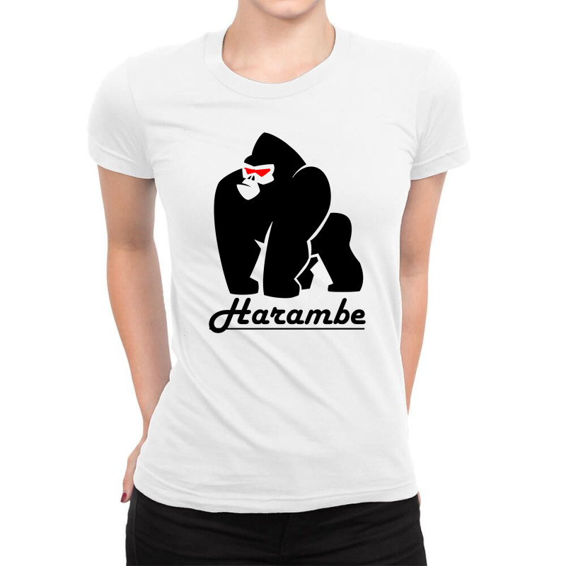 Harambe Ladies Fitted T-Shirt by kumalasiwi | Artistshot