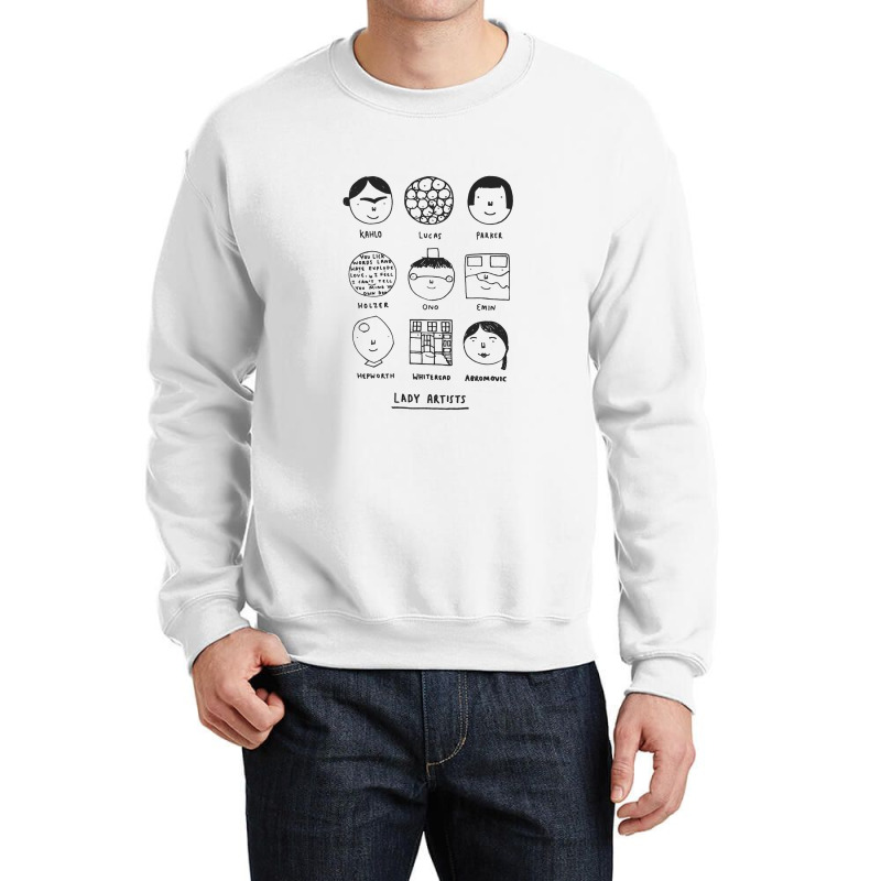 Lady Artists Crewneck Sweatshirt by roberttice | Artistshot