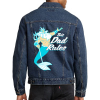 Mermaid King Triton Men Denim Jacket | Artistshot