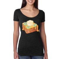 Brick Toast Bread Lover T  Shirt Honey Bread Brick Toast Topped With K Women's Triblend Scoop T-shirt | Artistshot