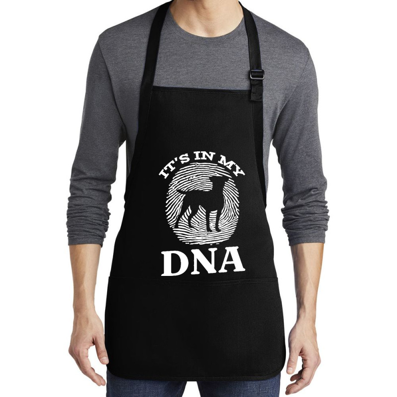 Patterdale T  Shirt Patterdale Terrier It`s In My D N A Fingerprint T Medium-Length Apron by elephantjellyfish | Artistshot