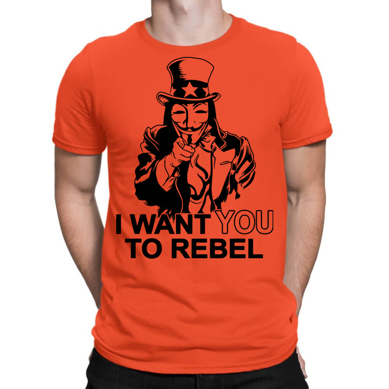 I Want You To Rebel T-shirt | Artistshot