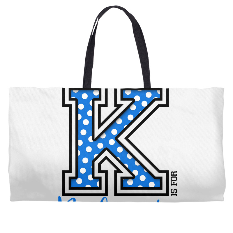 K Is For Kindergarten Weekender Totes | Artistshot