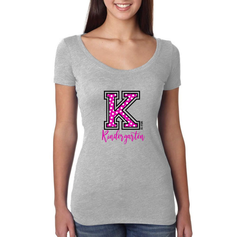 K Is For Kindergarten Women's Triblend Scoop T-shirt | Artistshot