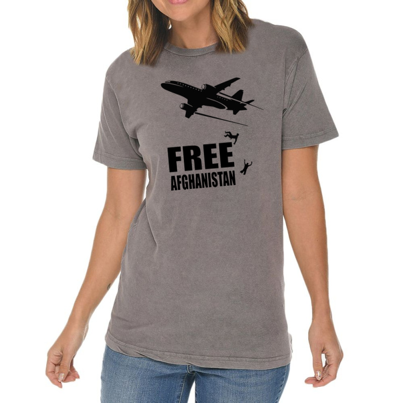 Free Afghanistan - Free Kabul Vintage T-Shirt by coşkun | Artistshot