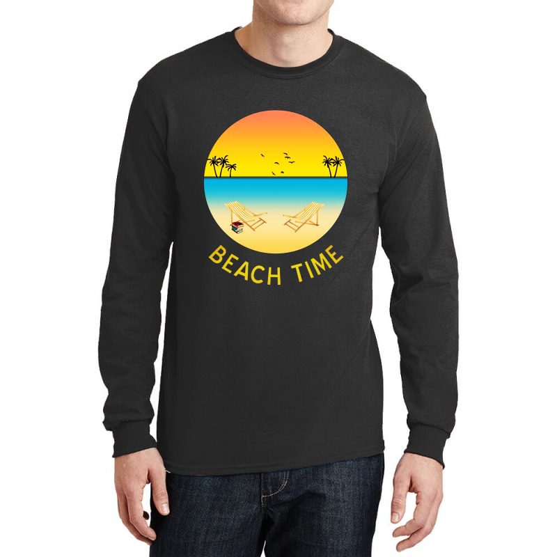 Beach Time At The Beach Classic Long Sleeve Shirts | Artistshot