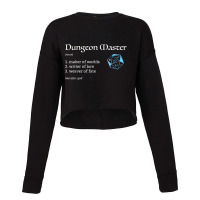 Dnd Dungeon And Master (dm) Definition Dungeons And Rpg Dragons Cropped Sweater | Artistshot