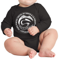 Cartel Music Santa Long Sleeve Baby Bodysuit | Artistshot