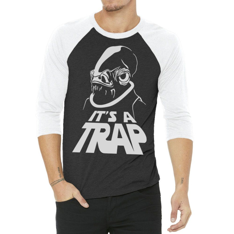 It's A Trap 3/4 Sleeve Shirt | Artistshot