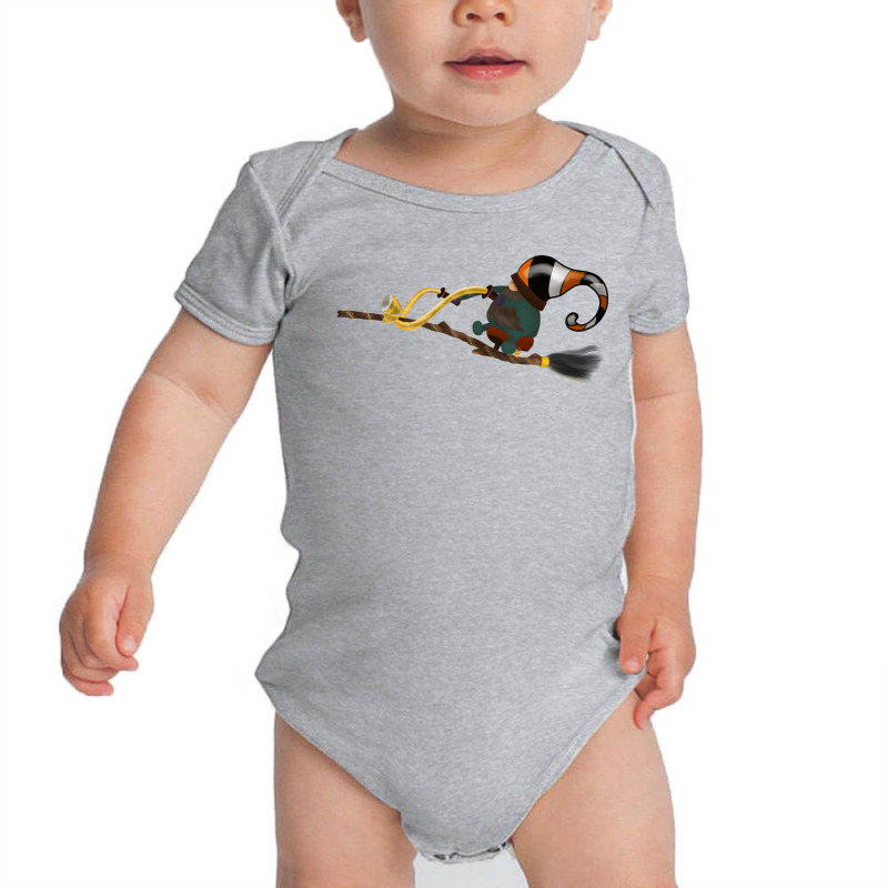 Flying Halloween Gnome Baby Bodysuit by autlu2024 | Artistshot