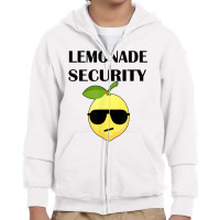 Funny Lemonade Stand Security Youth Zipper Hoodie | Artistshot