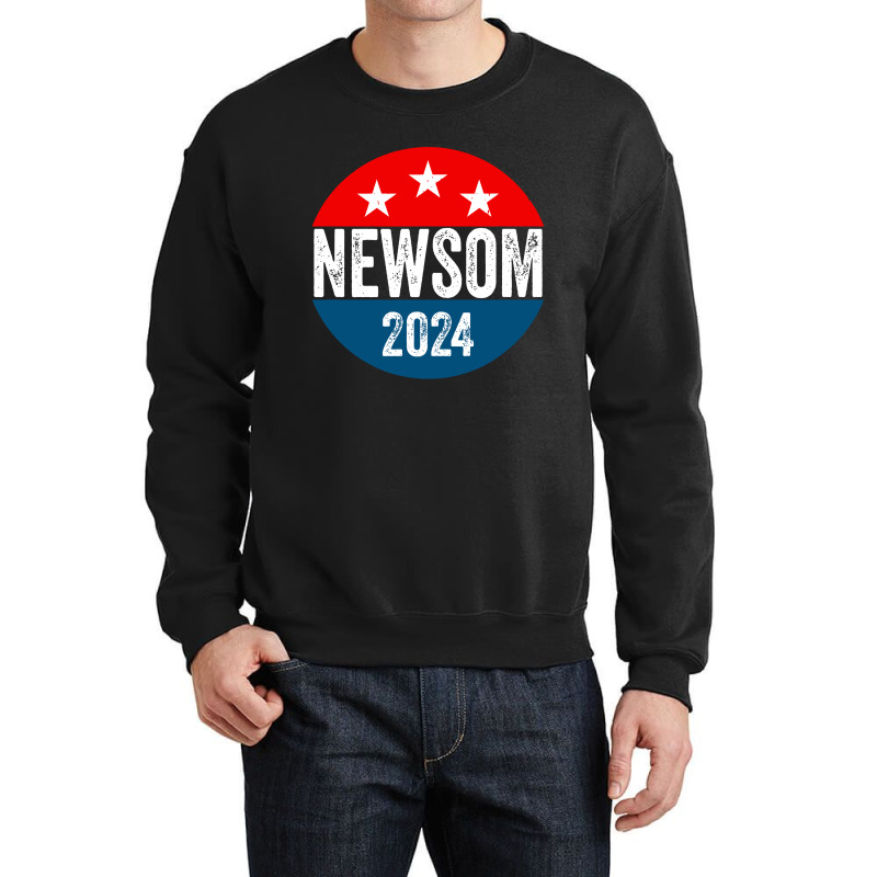 Gavin Newsom 2024 Presidential Crewneck Sweatshirt by Palisade | Artistshot