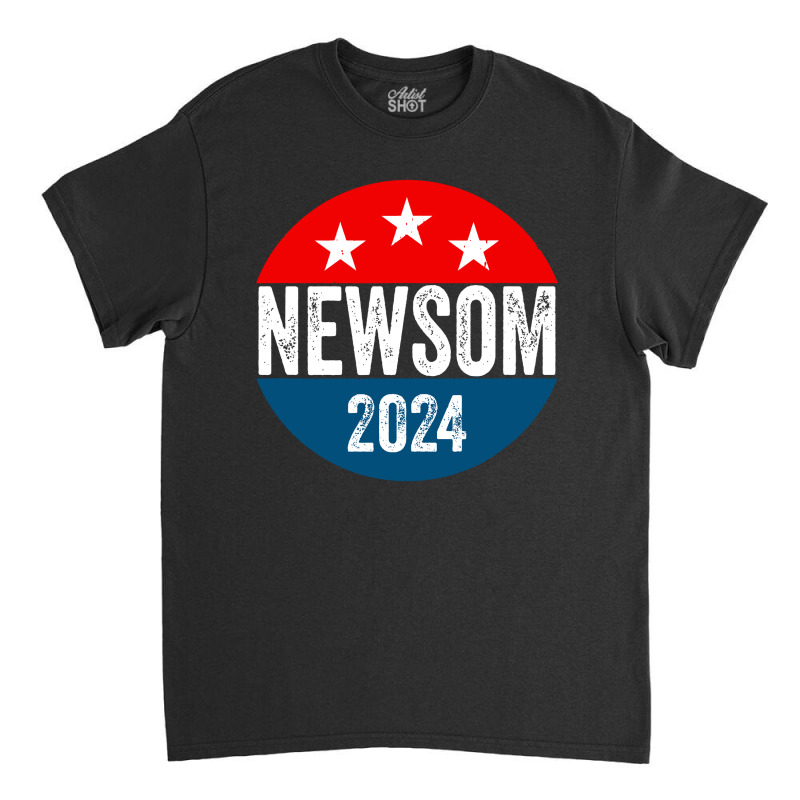 Gavin Newsom 2024 Presidential Classic T-shirt by Palisade | Artistshot