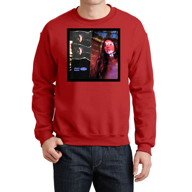 Olivia Album Poster Crewneck Sweatshirt | Artistshot