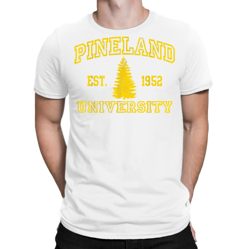 Pineland University Yellow Lettered Heavy Cotton Shirt T Shirt T-shirt | Artistshot