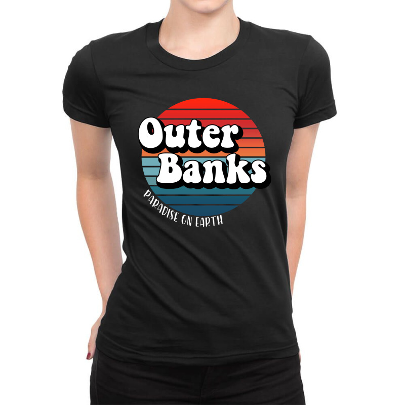 Vintage Outer Banks Pogues For Life Ladies Fitted T-Shirt by Cosby | Artistshot