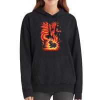 The Flame Tailed Fox Within Vintage Hoodie | Artistshot