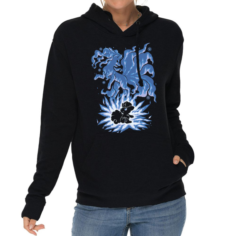 The Ice Tailed Fox Within Lightweight Hoodie | Artistshot