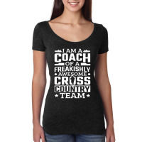 I Am A Coach Cross Country Team Track And Field Running Pullover Women's Triblend Scoop T-shirt | Artistshot