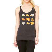 Different Types Of Cheese T  Shirt3 D Cheese Variety    Mozarella, Swi Racerback Tank | Artistshot