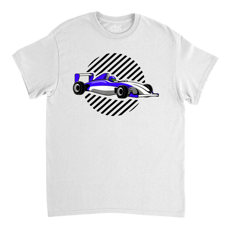 Blue Formula Racing Classic T-shirt by CRV | Artistshot