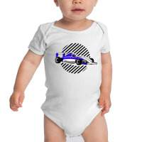 Blue Formula Racing Baby Bodysuit | Artistshot