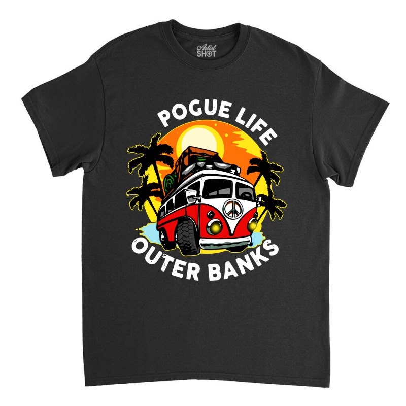 Pogue Surf Life Outer Banks Outer Banks Classic T-shirt by John Martabak | Artistshot