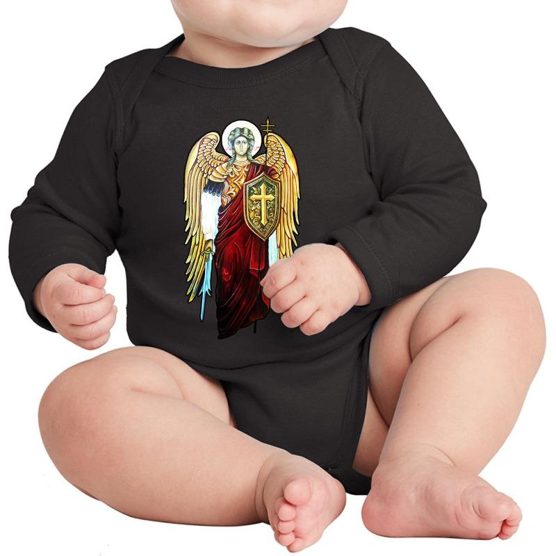 A Spiritual Warrior Long Sleeve Baby Bodysuit | Artistshot