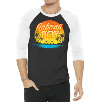 Mens Cabana Boy Pool Party Gift Tank Top 3/4 Sleeve Shirt | Artistshot