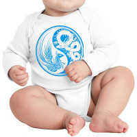 Dragon Phoenix Ying Yang T Shirt Long Sleeve Baby Bodysuit | Artistshot