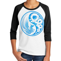 Dragon Phoenix Ying Yang T Shirt Youth 3/4 Sleeve | Artistshot